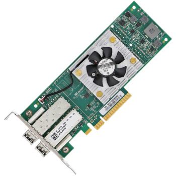 LOW PROFILE QLogic QLE2662 Dual-Port 2x 16 Gbps FC SFP+ PCIe x8 3.0